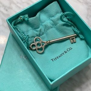 Tiffany & Co. silver key pendant